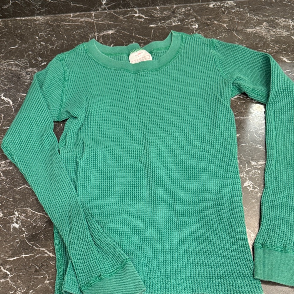 Hanna Andersson Green and Striped Kids pajamas- 2 sets- sz 10 Christmas - Picture 4 of 12